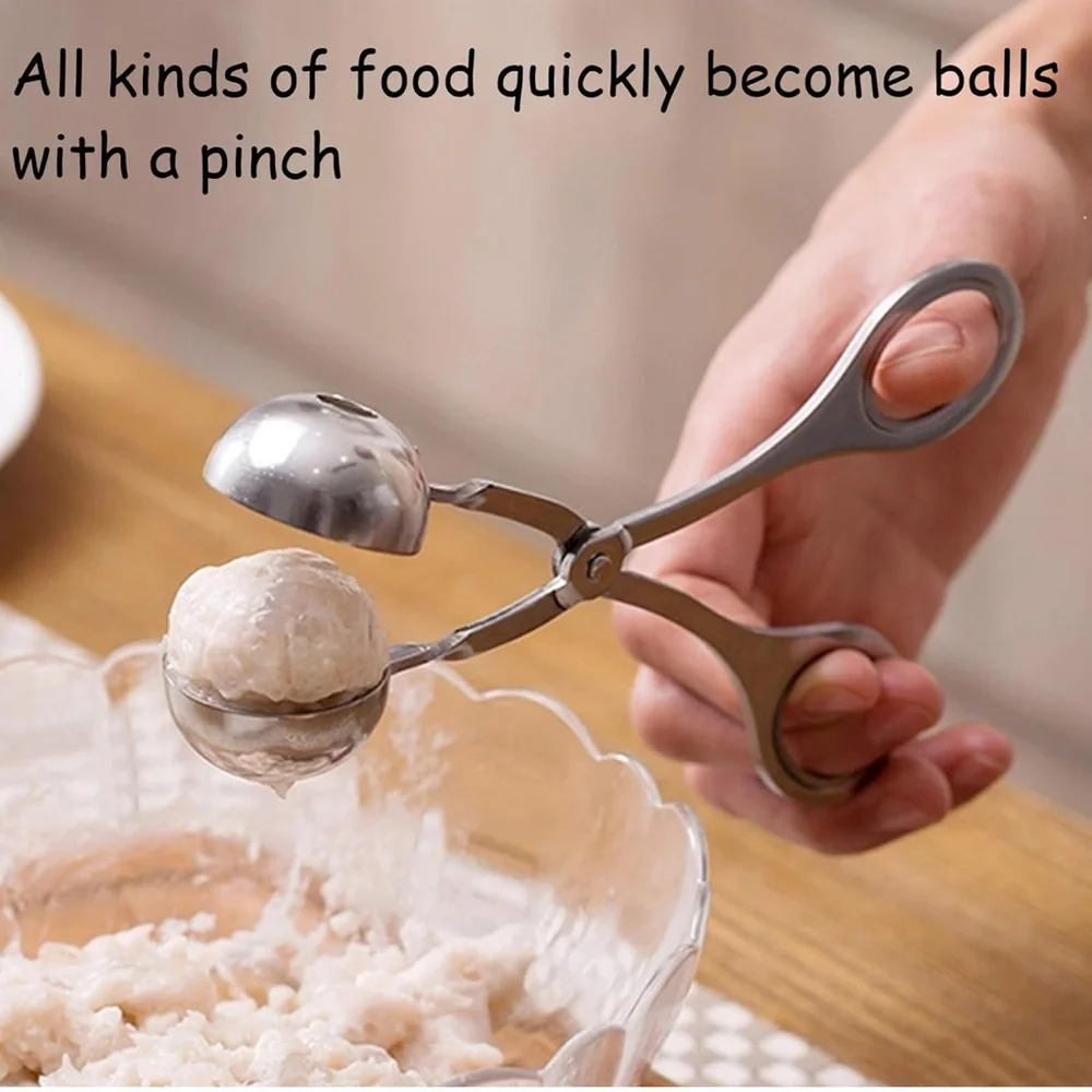 NORPRO ๐ VINTAGE 90โs STAMPED NORPRO STAINLESS STEEL MEATBALL FRUIT BALL SCOOPER - Picture 2 of 15